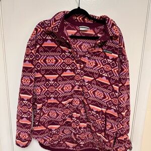 Beautiful Columbia fleece button up jacket